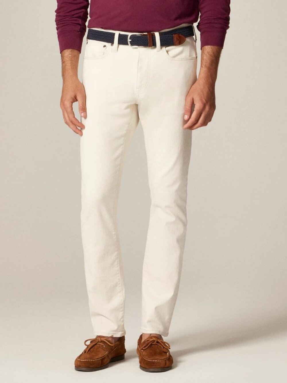 Men’s J. Crew Cream New 484 5 Pocket Bergen Pant 32x32 NWT